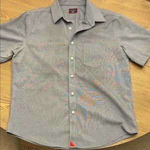 UNTUCKit Blue/Gray Casual Button Down Shirt